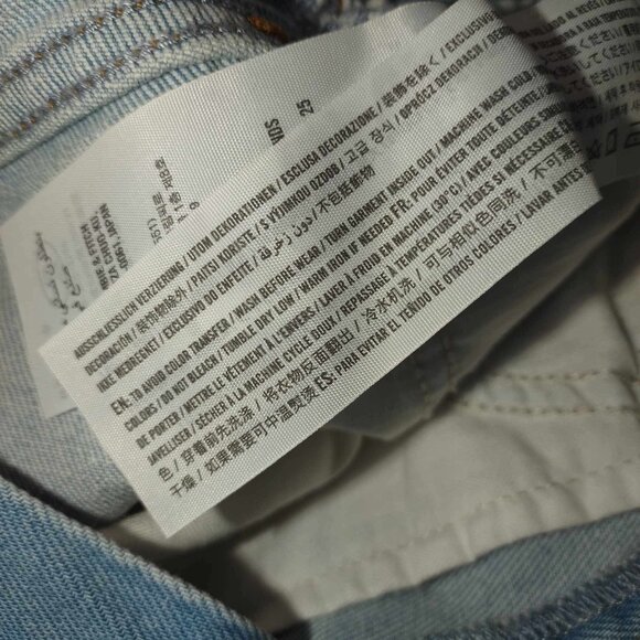 Abercrombie &‎ Fitch The Boyfriend Mid Rise blue jeans distressed vintage Y2K - Picture 10 of 10